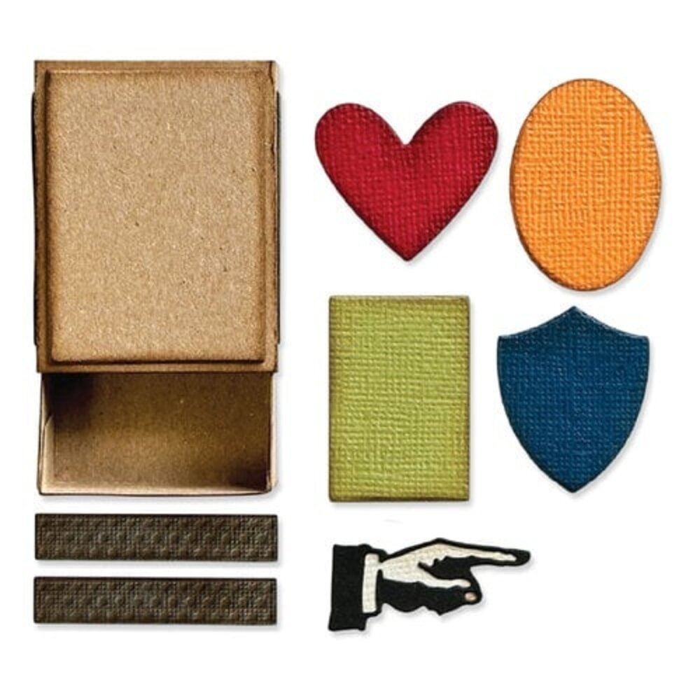 Sizzix Thinlits Die Set Vault Matchbox (666604)