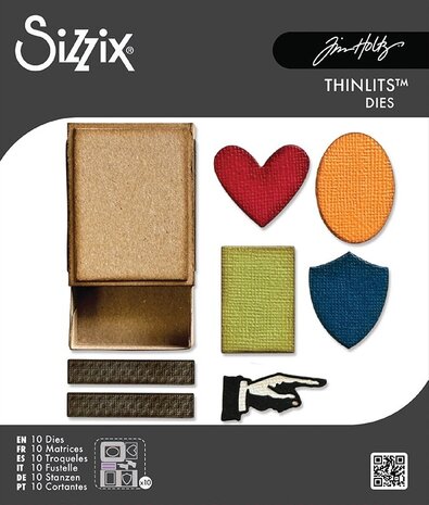 Sizzix Thinlits Die Set Vault Matchbox (666604)