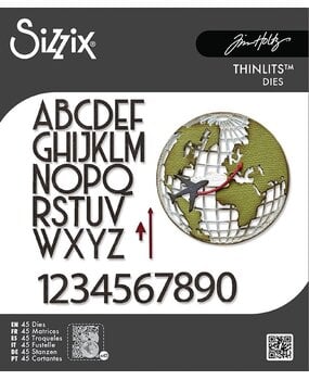 Sizzix Thinlits Die Set Vault World Travel (666606)