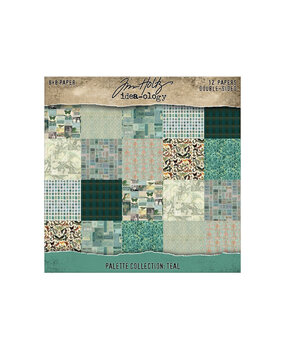 Idea-ology Tim Holtz Palette Collection 8x8 Inch Teal (TH94475)