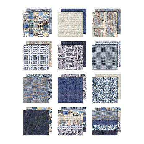 Idea-ology Tim Holtz Palette Collection 8x8 Inch Indigo (TH94476) Idea-ology Tim Holtz Palette Collection 8x8 Inch Indigo (TH94476)