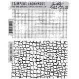Stampers Anonymous Cling Stamps Graph & Croc (CMS185)