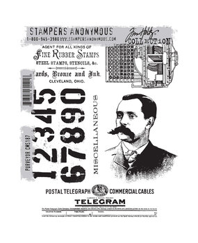 Stampers Anonymous Cling Stamps Purveyor (CMS187)