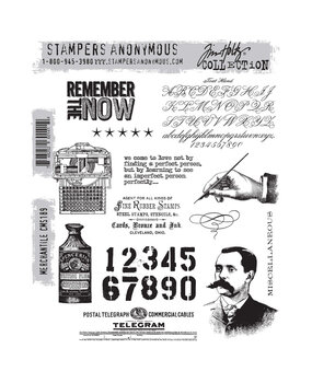 Stampers Anonymous Cling Stamps Merchantile (CMS189)