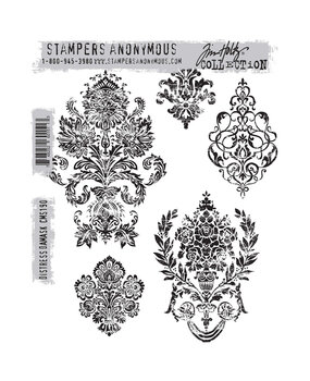 Stampers Anonymous Cling Stamps Distress Damask (CMS190)