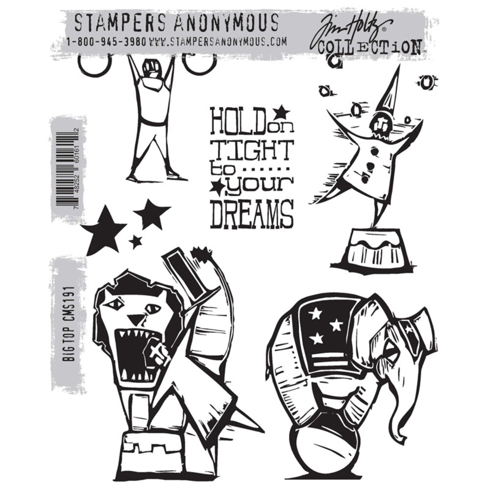 Stampers Anonymous Cling Stamps Big Top (CMS191)