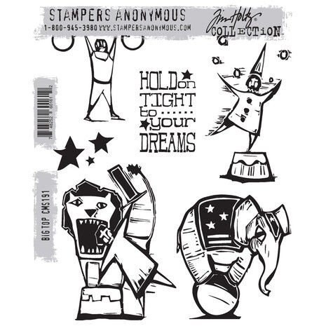 Stampers Anonymous Cling Stamps Big Top (CMS191)
