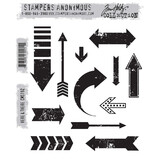 Stampers Anonymous Cling Stamps Here & There (CMS192)
