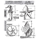 Stampers Anonymous Cling Stamps Nautical Blueprint (CMS194)