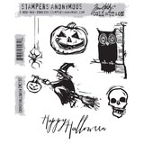 Stampers Anonymous Cling Stamps Carved Halloween (CMS197)