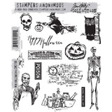 Stampers Anonymous Cling Stamps Mini Halloween 4 (CMS198)