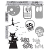 Stampers Anonymous Cling Stamps Halftone Halloween (CMS199)