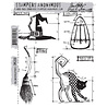 Stampers Anonymous Cling Stamps Halloween Blueprint 3 (CMS200)