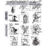 Stampers Anonymous Cling Stamps Mini Blueprints 7 (CMS203)