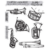 Stampers Anonymous Cling Stamps Carved Instruments (CMS205)