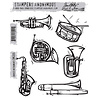 Stampers Anonymous Cling Stamps Carved Instruments (CMS205)