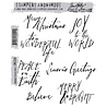 Stampers Anonymous Cling Stamps Handwritten Holidays 1 (CMS208)