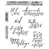 Stampers Anonymous Cling Stamps Handwritten Holidays 2 (CMS209) Stampers Anonymous Cling Stamps Handwritten Holidays 2 (CMS209)