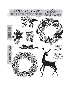 Stampers Anonymous Cling Stamps Styled Woodlands (CMS210)