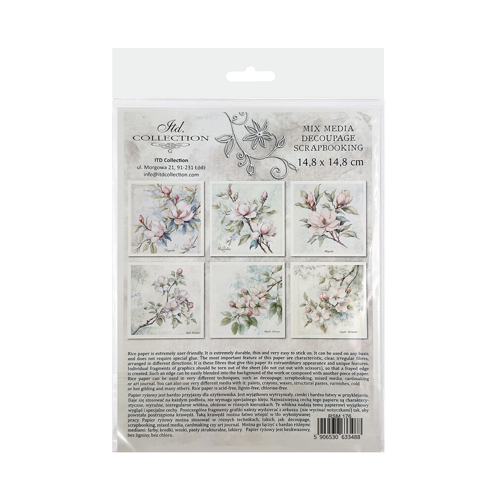 ITD Collection 6x6 Inch Rice Paper Set (RSM 176)