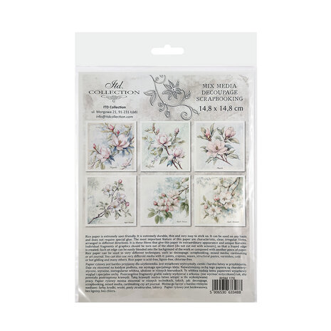 ITD Collection 6x6 Inch Rice Paper Set (RSM 176)