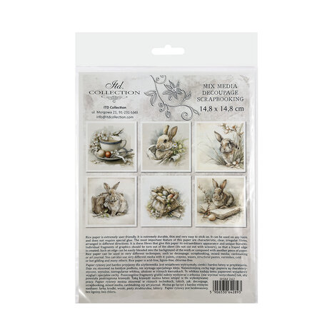 ITD Collection 6x6 Inch Rice Paper Set (RSM 242)