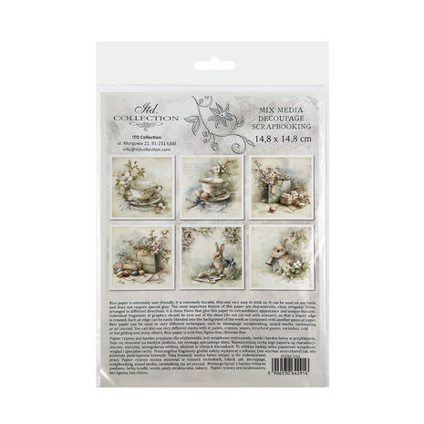 ITD Collection 6x6 Inch Rice Paper Set (RSM 244)