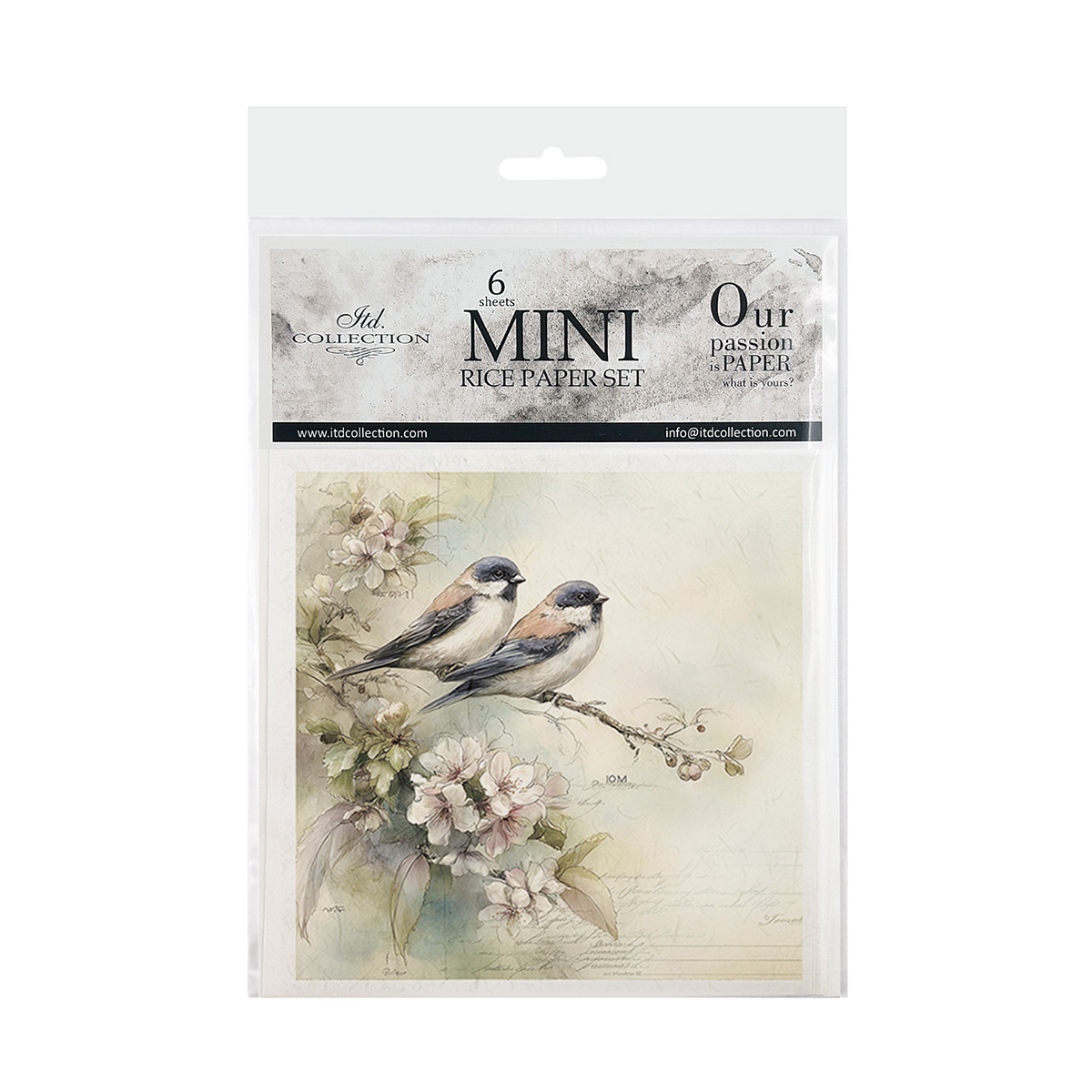 ITD Collection 6x6 Inch Rice Paper Set (RSM 246) - Paperpads.nl