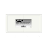 HobbyGross Storage Cards & Envelopes 6x6 Inch Pure White (SS136)