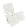HobbyGross Storage Cards & Envelopes 6x6 Inch Pure White (SS136)
