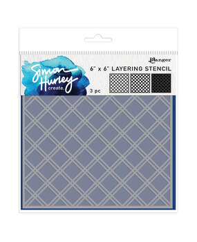 Simon Hurley Create Trellis 6x6 Inch Masking Stencils (HUS87908)