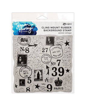 Simon Hurley Create Postal Collage Cling Stamps (HUR93565)