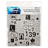 Simon Hurley Create Postal Collage Cling Stamps (HUR93565)