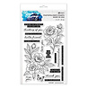 Simon Hurley Create Sketched Peonies Clear Stamps (HUR93589)