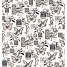 Ciao Bella Papercrafting Typographic A4 Mixed Rice Papers (CBRA011)