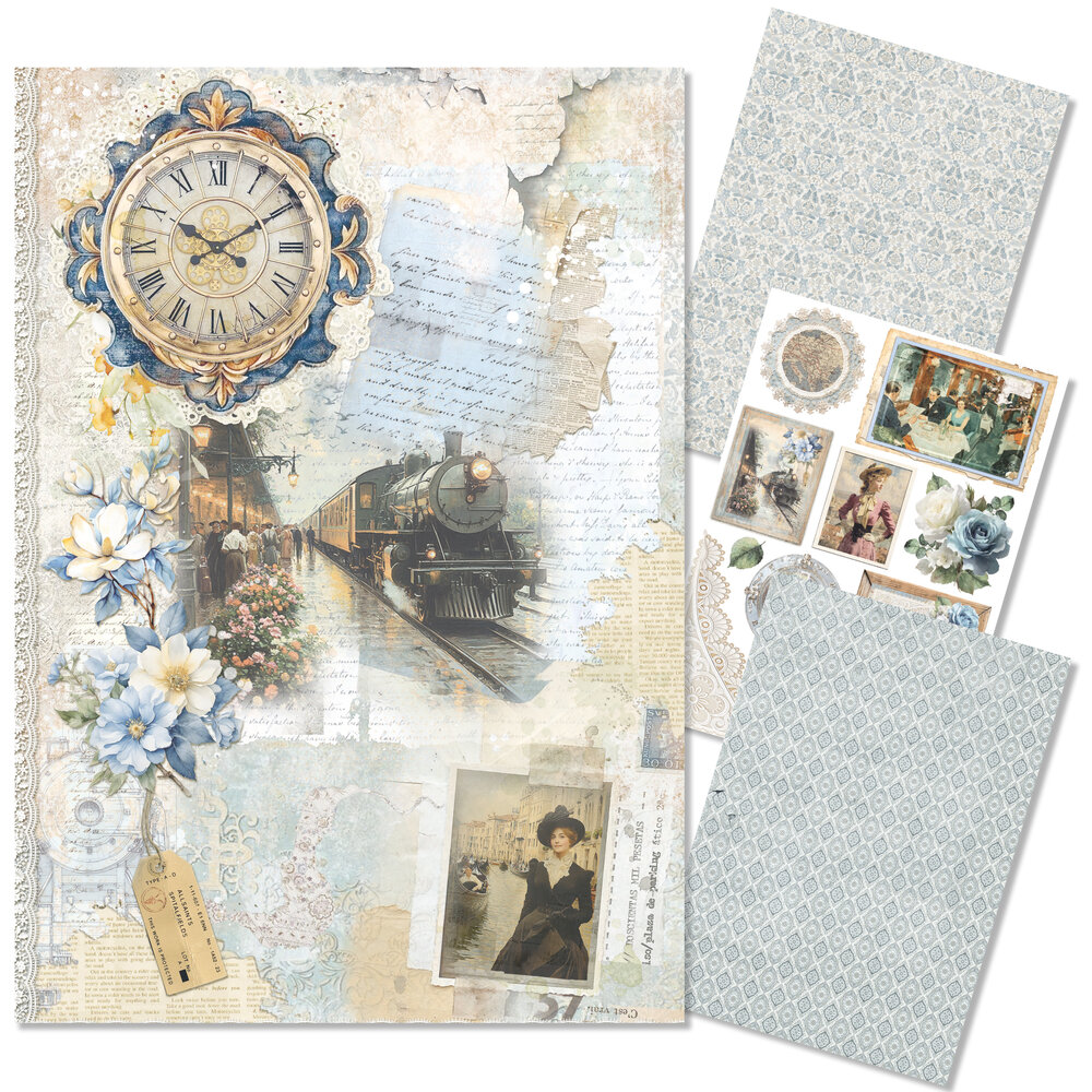 Ciao Bella Papercrafting Eastern Journey A4 Mixed Rice Papers (CBRA012)
