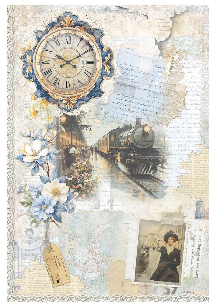 Ciao Bella Papercrafting Eastern Journey A4 Mixed Rice Papers (CBRA012)