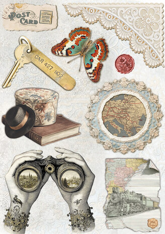 Ciao Bella Papercrafting Eastern Journey A5 Mixed Rice Papers (CBRS038)