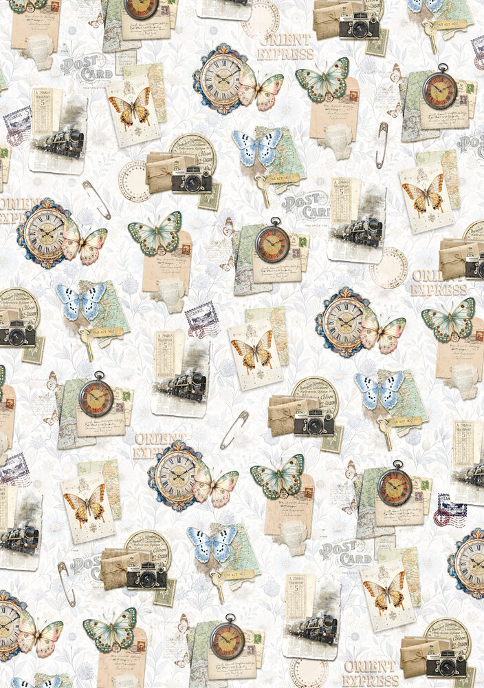 Ciao Bella Papercrafting Eastern Journey A5 Mixed Rice Papers (CBRS038)