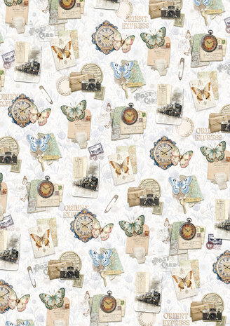 Ciao Bella Papercrafting Eastern Journey A5 Mixed Rice Papers (CBRS038)