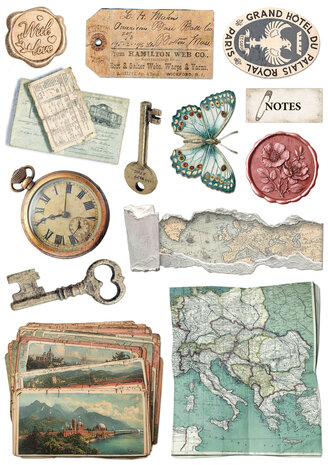 Ciao Bella Papercrafting Eastern Journey A5 Mixed Rice Papers (CBRS038)