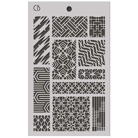 Ciao Bella Papercrafting PRE-ORDER Eastern Journey 5x8 Inch Stencil Mix Triple Layer Set (MSX012)