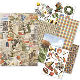 Ciao Bella Papercrafting PRE-ORDER Sports Days A5 Mixed Rice Papers (CBRS039)