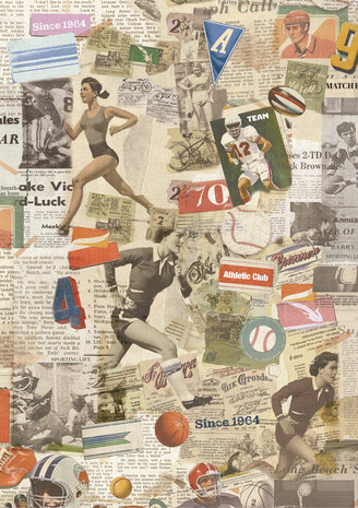 Ciao Bella Papercrafting PRE-ORDER Sports Days A5 Mixed Rice Papers (CBRS039)