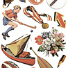 Ciao Bella Papercrafting PRE-ORDER Sports Days A5 Mixed Rice Papers (CBRS039)
