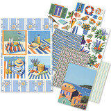 Ciao Bella Papercrafting PRE-ORDER Riviera Dream A5 Mixed Rice Papers (CBRS040)