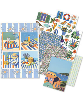 Ciao Bella Papercrafting Riviera Dream A5 Mixed Rice Papers (CBRS040)