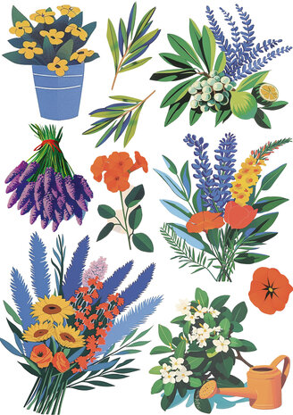 Ciao Bella Papercrafting PRE-ORDER Riviera Dream A5 Mixed Rice Papers (CBRS040)