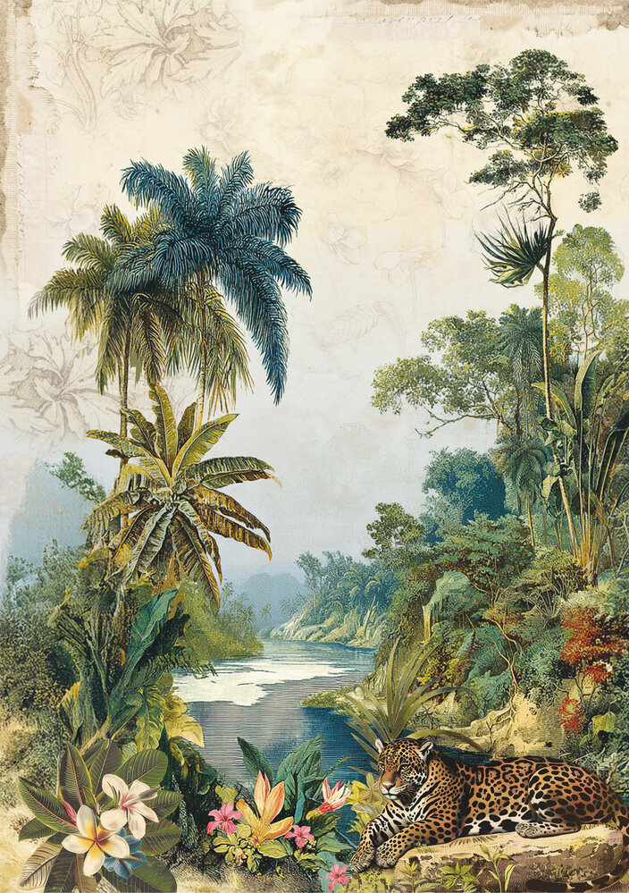 Ciao Bella Papercrafting PRE-ORDER Jungle Vibes A5 Mixed Rice Papers (CBRS041)