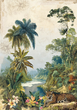 Ciao Bella Papercrafting PRE-ORDER Jungle Vibes A5 Mixed Rice Papers (CBRS041)